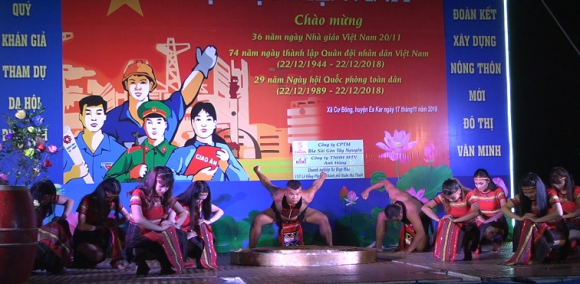 Dạ hội điện ảnh tại Buôn Trưng, xã Cư Bông, huyện EaKar, tỉnh Đắk Lắk