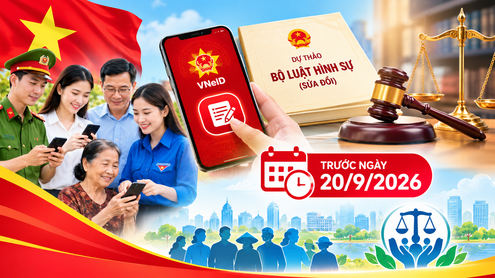 Hướng dẫn người dân góp ý dự thảo Bộ luật Hình sự (sửa đổi) trên VNeID