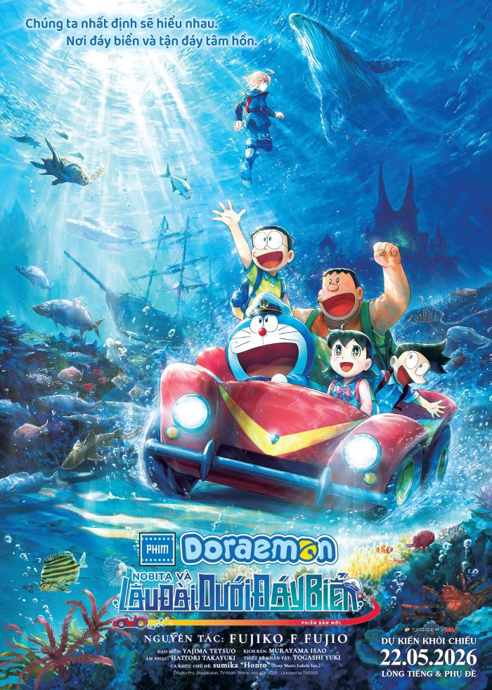 Phim Điện Ảnh Doraemon: Nobita và Lâu Đài Dưới Đáy Biển (Phiên bản mới)