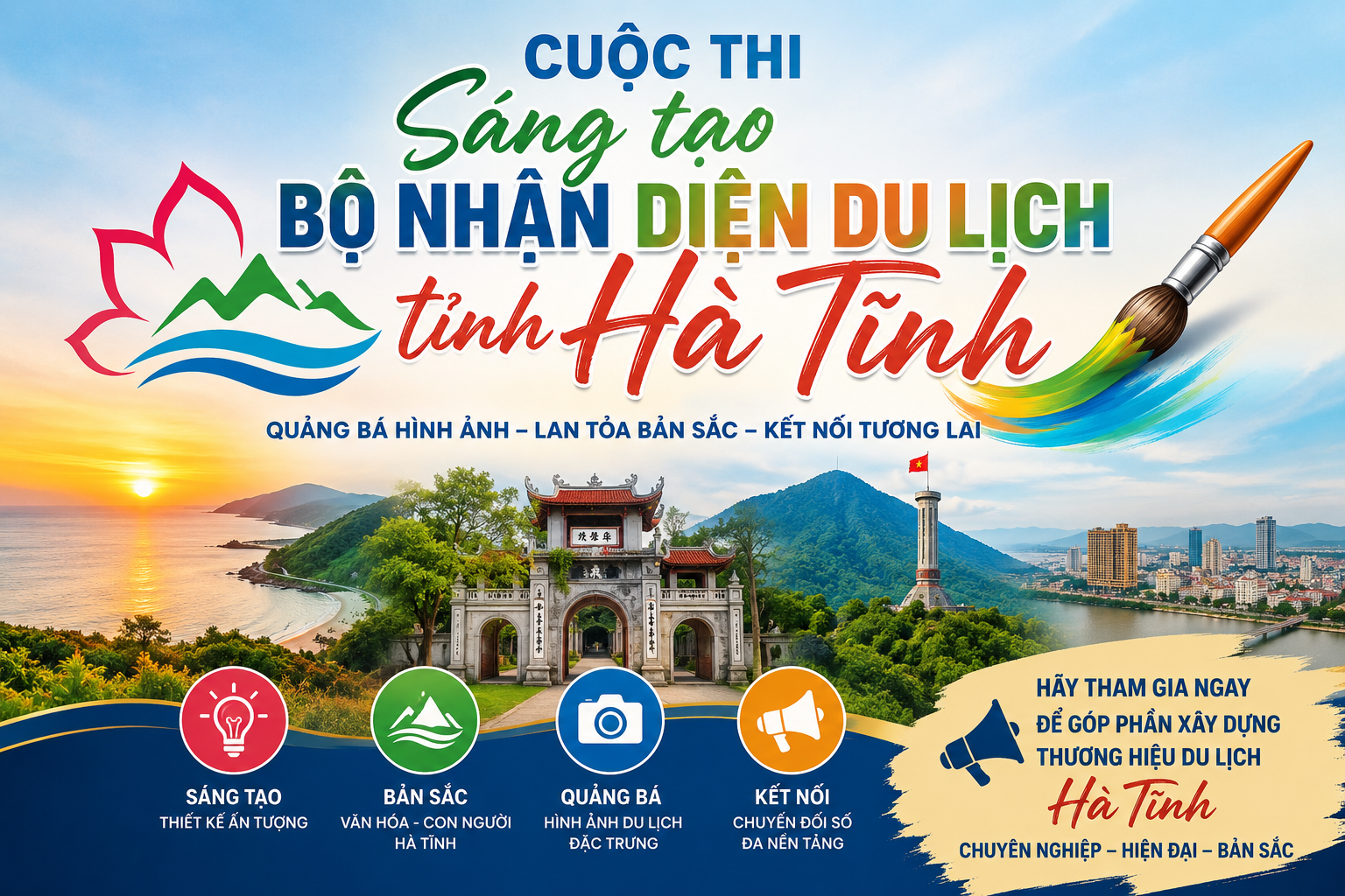 Hà Tĩnh phát động Cuộc thi sáng tạo Bộ nhận diện du lịch năm 2026