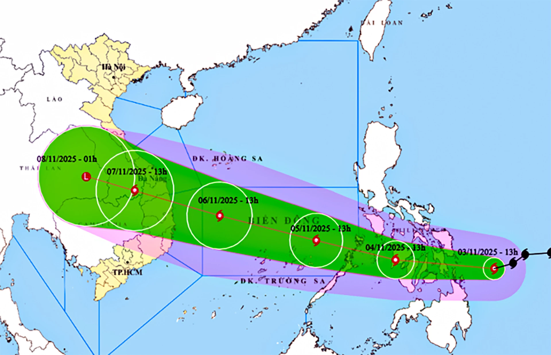Công điện 280/CĐ-TTg ngày 04/11/2025 của Thủ tướng Chính phủ v/v chủ động phòng, tránh, ứng phó với bão KALMAEGI